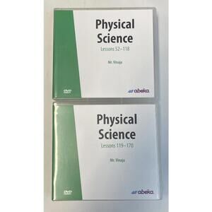 Abeka DVD Disc Mr Vinaja Physical Science Lessons 52-170 Home Learning